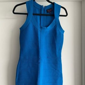 Blue hot Miami styles bandage dress size medium